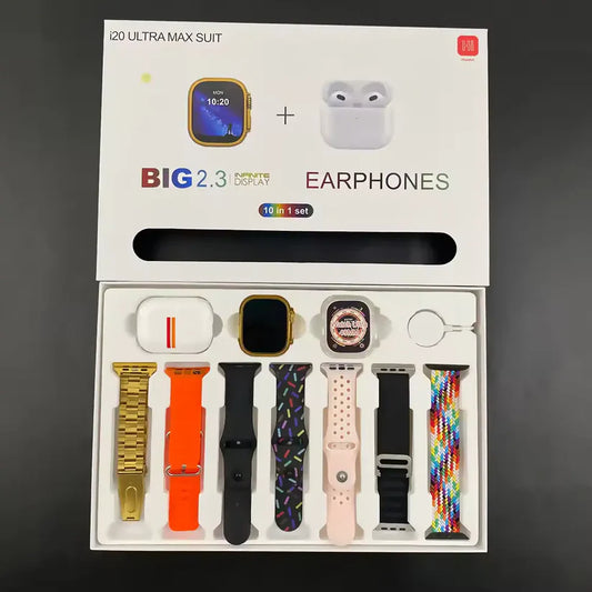 7 In 1 ultra Smart Watch with Airpods