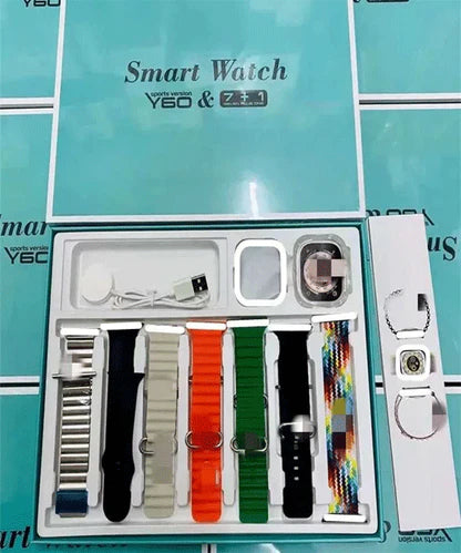 Y60 Smart watch with 7 Straps